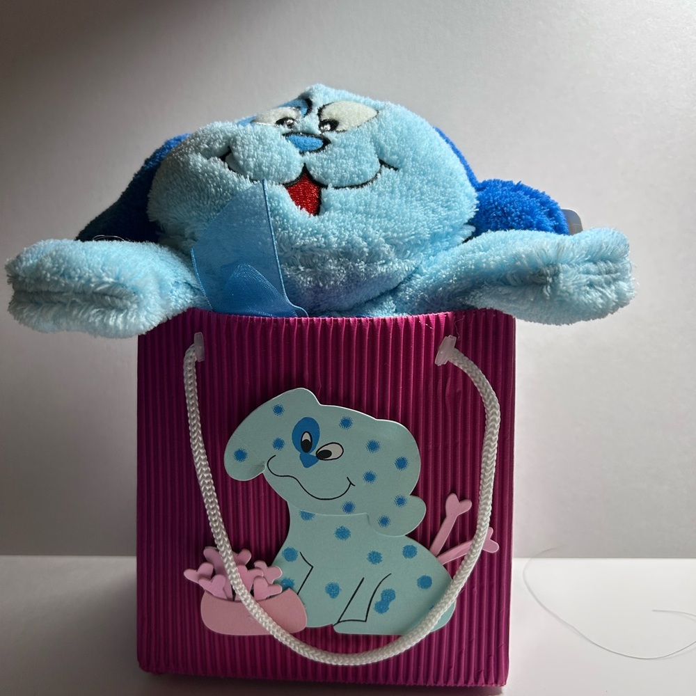 Plush in a gift bag - BLUE DOG